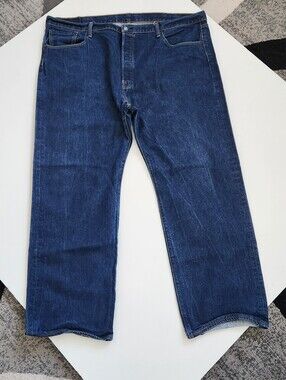 Levi's 501 Original Fit Jeans Men's Size W46 L32 Dark Wash